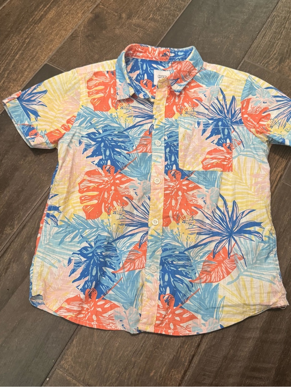 NWOT Hop Boys Tropical Camp Shirt